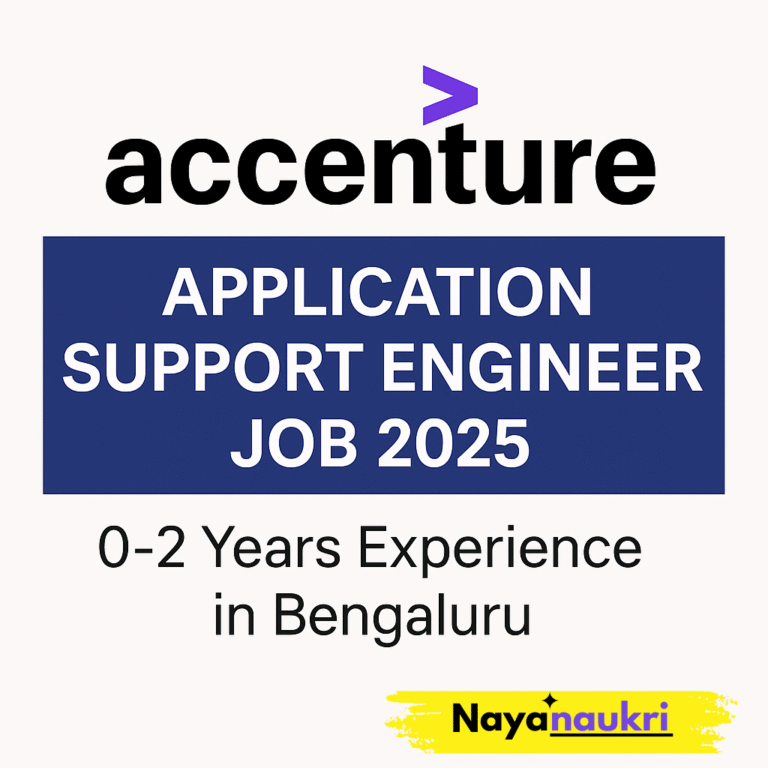 Accenture Application Support Engineer 2025