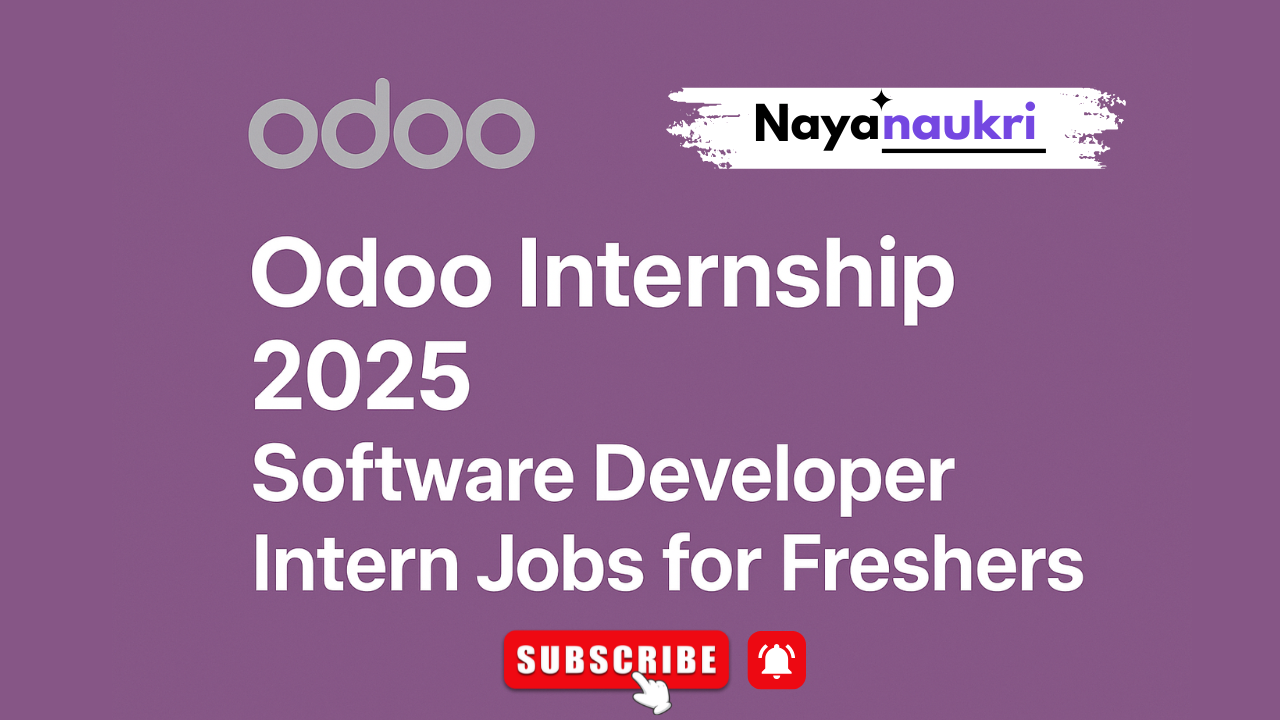 Odoo Internship 2025 | Software Developer Intern Jobs for Freshers