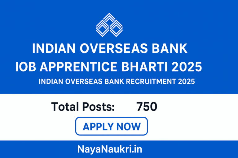 IOB Apprentice Bharti 2025
